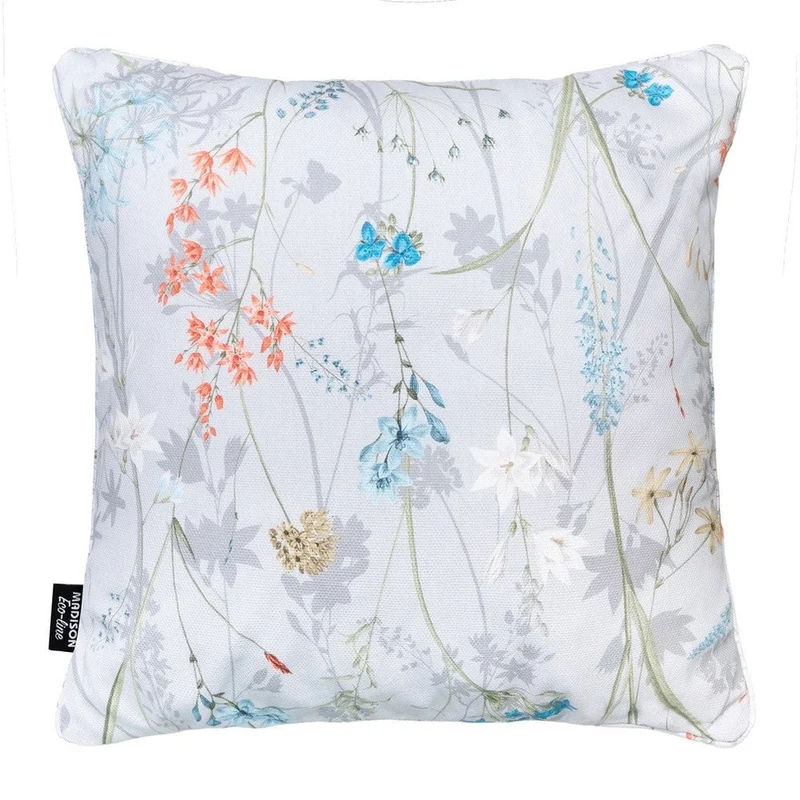 Madison sierkussen Donna azure canvas Eco+ 50x50 cm