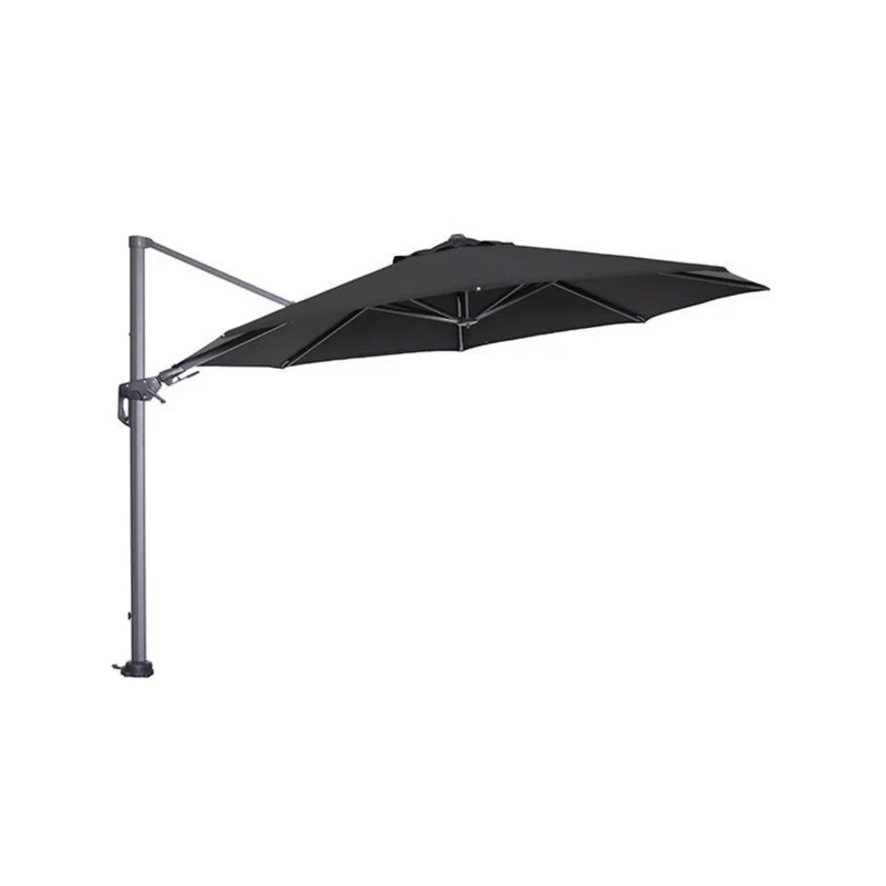 Hawaii zweefparasol - Ø350 cm - carbon black - zwart