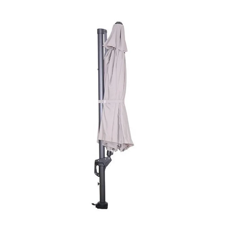Hawaii zweefparasol - Ø350 cm - carbon black - zand