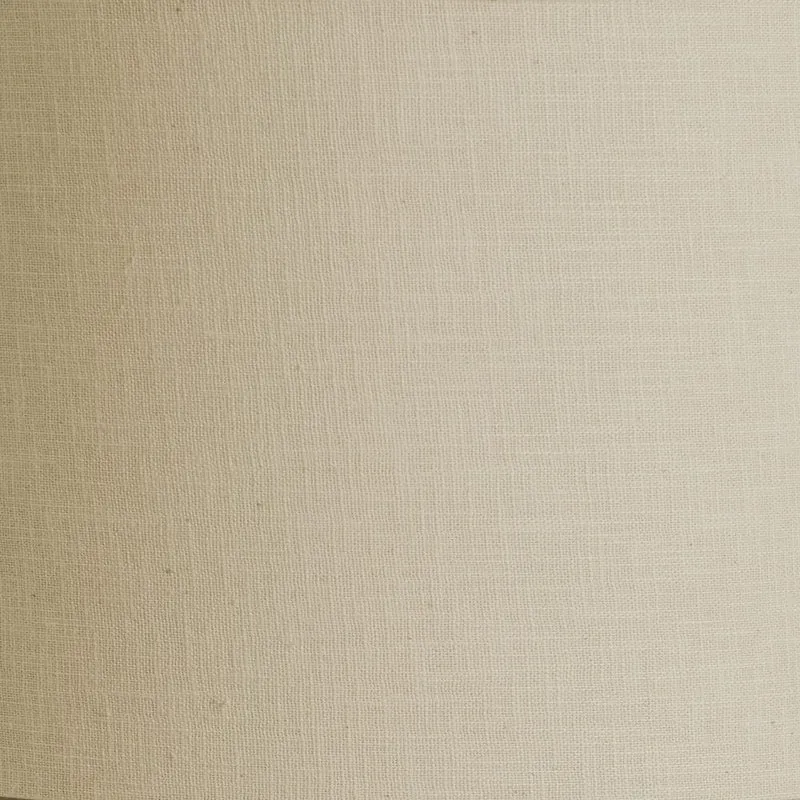 Alia Grey Wash Turned Mango Wood Table Lamp Base with Lino 40cm Cream Self Lined Linen Cylinder Lampshade