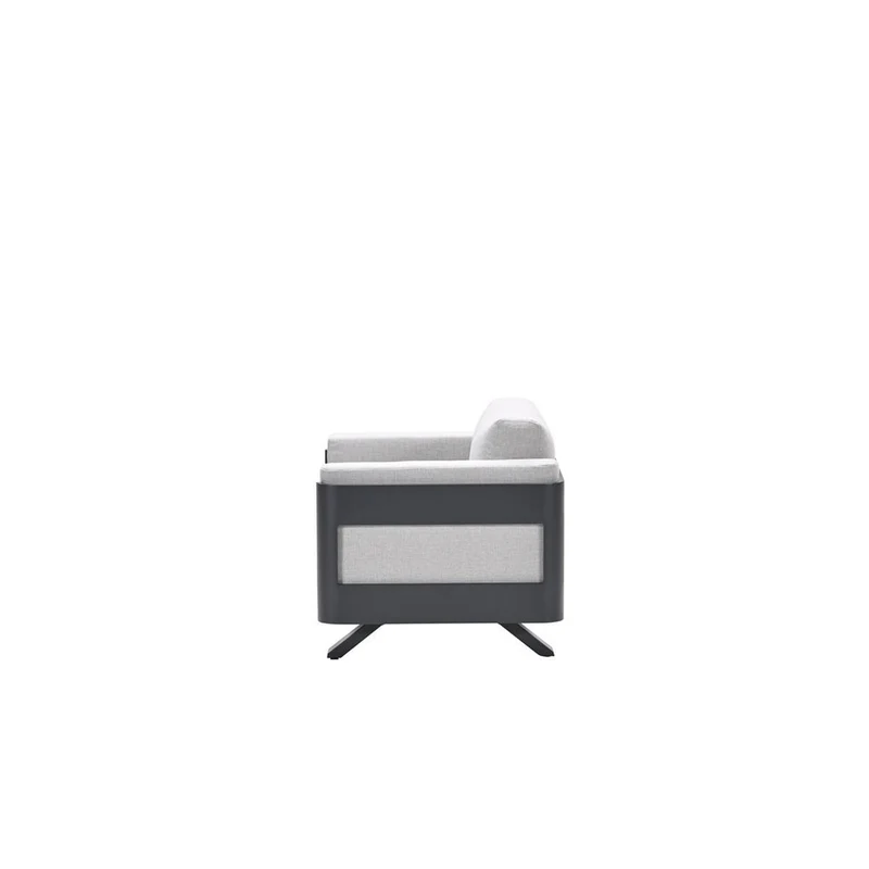 Garden Impressions Realdo lounge fauteuil carbon black valley sand
