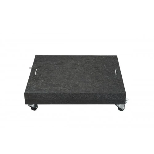 Garden Impressions Special Hawaii granieten parasolvoet 150 kg royal anthracite met wieltjes