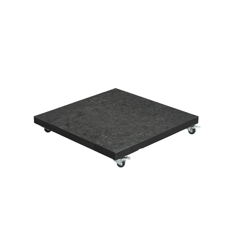 Garden Impressions Special Hawaii granieten parasolvoet 90 kg royal antraciet met wieltjes