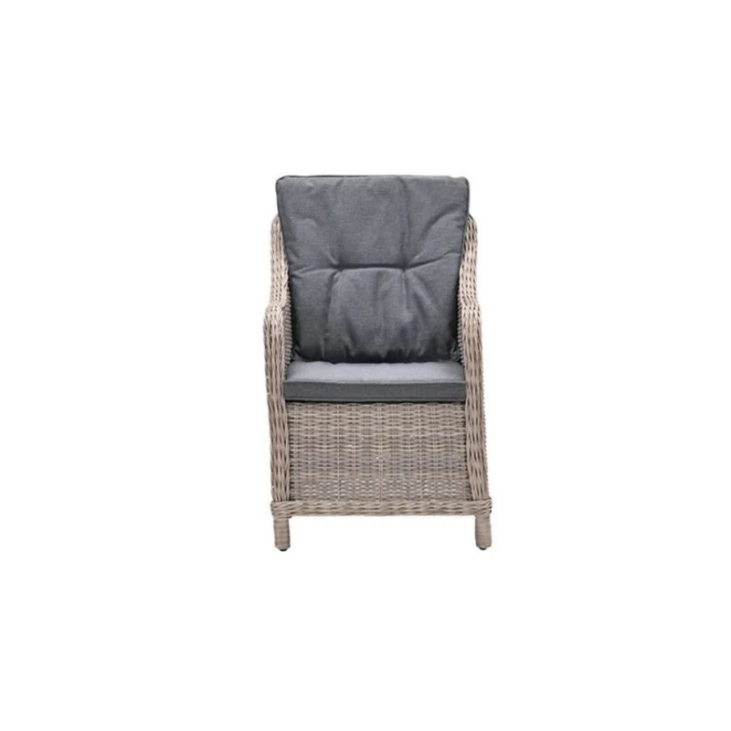 Milwaukee dining tuinstoel wicker vintage willow - mystic grey