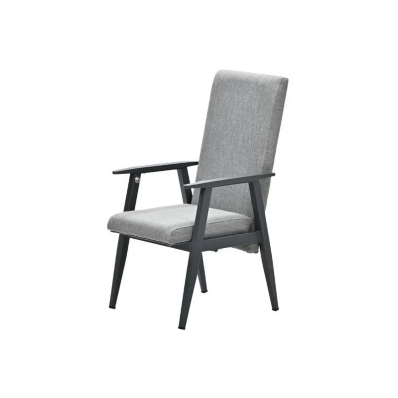 Garden Impressions - Foggia Verstelbare tuinstoel carbon black - sand texfiber
