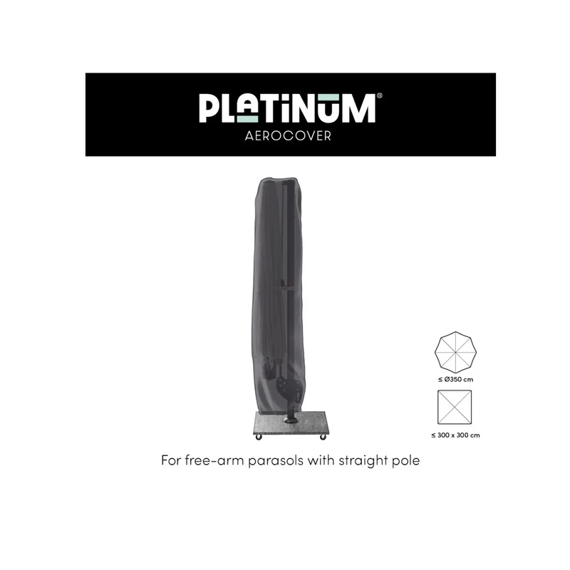 Platinum AeroCover Zweefparasolhoes H250x55/60