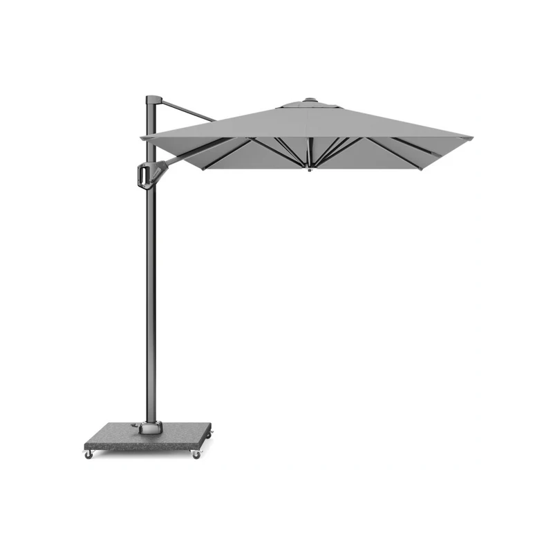 Platinum Sun & Shade zweefparasol Voyager T¹ 300x200 lichtgrijs