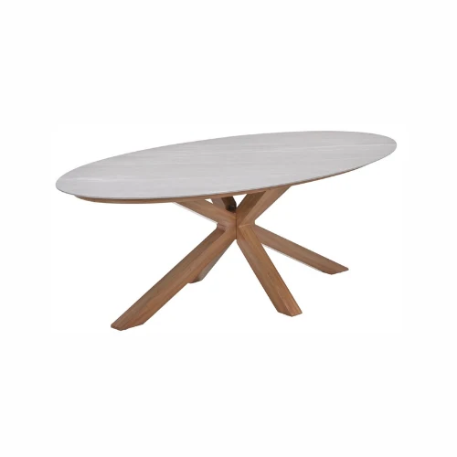 Garden Impressions Scotland Tuintafel Napoli Sand - 230x115 cm