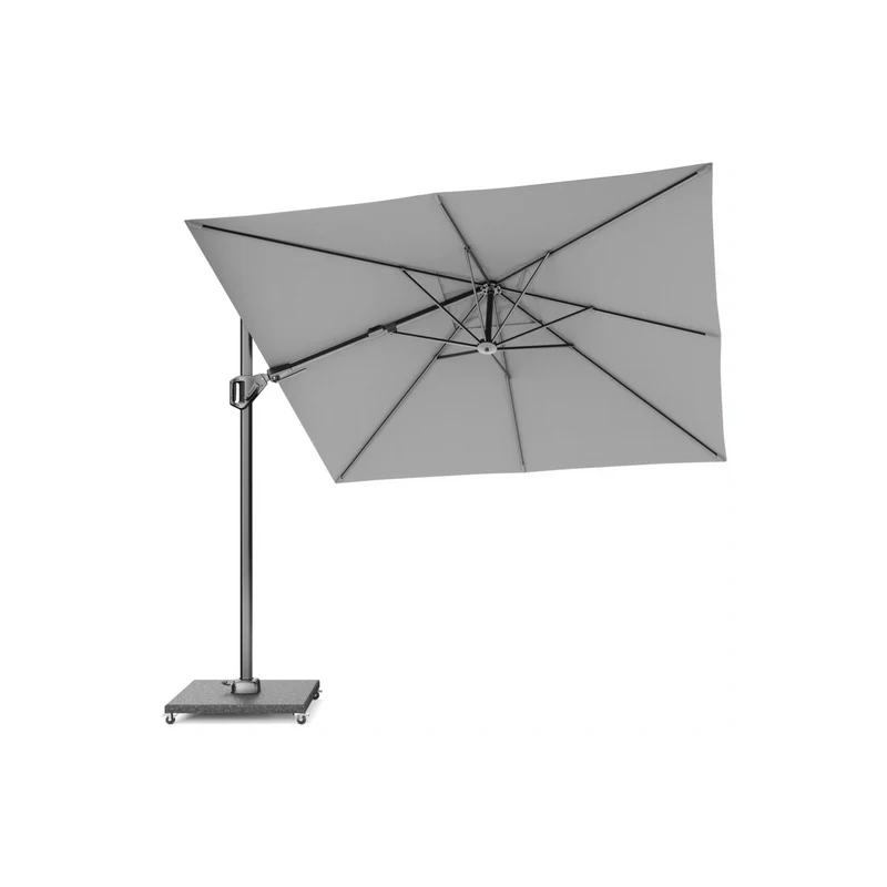 Platinum Sun & Shade zweefparasol Voyager T² 270x270 lichtgrijs.