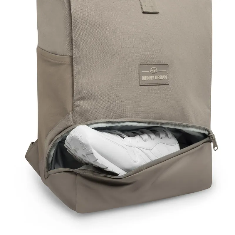 Johnny Urban Allen Medium - Mochila rolltop 40 cm (desert grey)