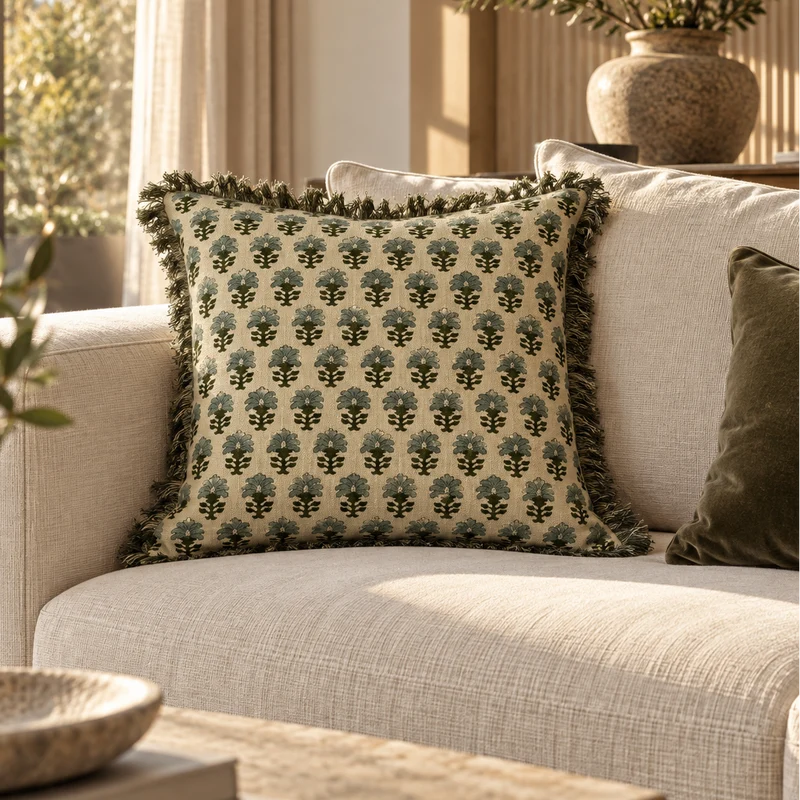 Malini Zayana Seafoam Cushion