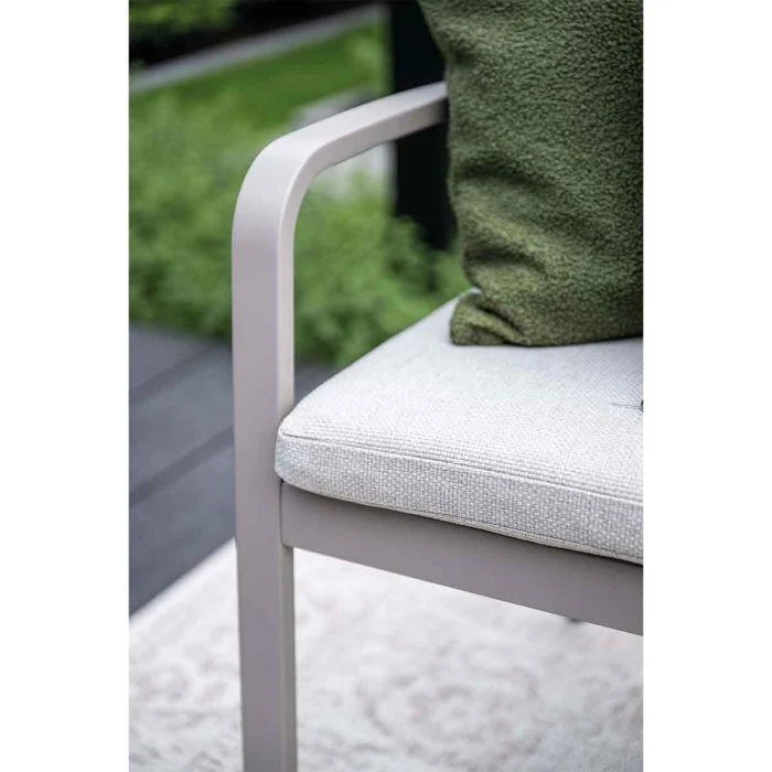 Garden Impressions Pisa parkbank aluminium taupe valley sand