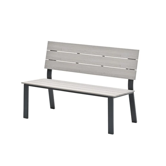 Garden Impressions Jondal parkbank carbon black light teak Vironwood