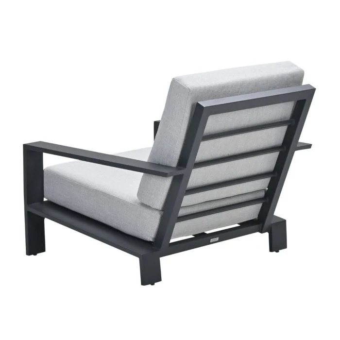 Garden Impressions Lincoln lounge fauteuil carbon black valley sand
