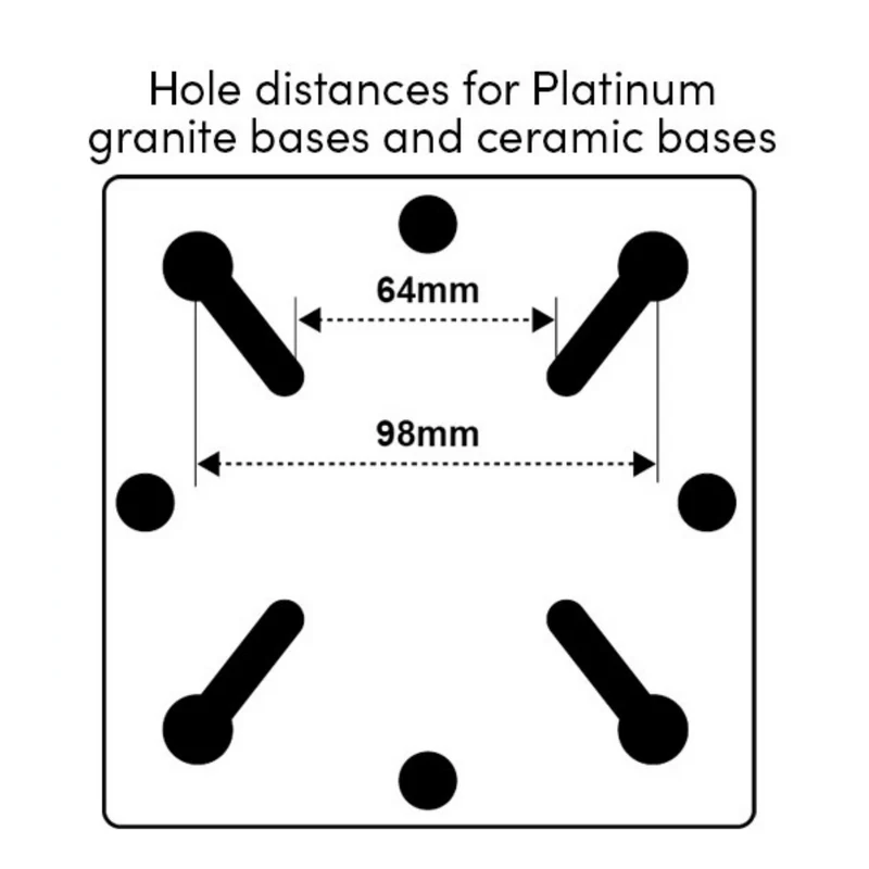 Platinum Sun & Shade adapterplaat parasolvoet adapter .