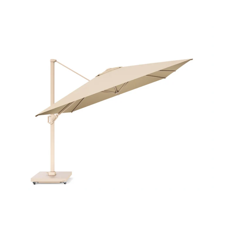 Platinum Sun & Shade zweefparasol Challenger T¹ Sandstone frame, 400x300 Champagne.