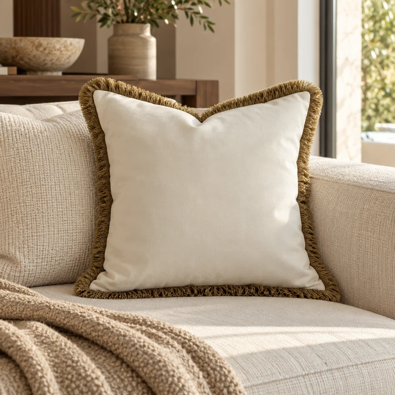 Malini Verona Champagne Cushion