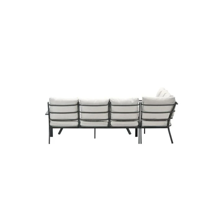 Garden Impressions Sergio lounge-diningset 3-delig links carbon black desert sand