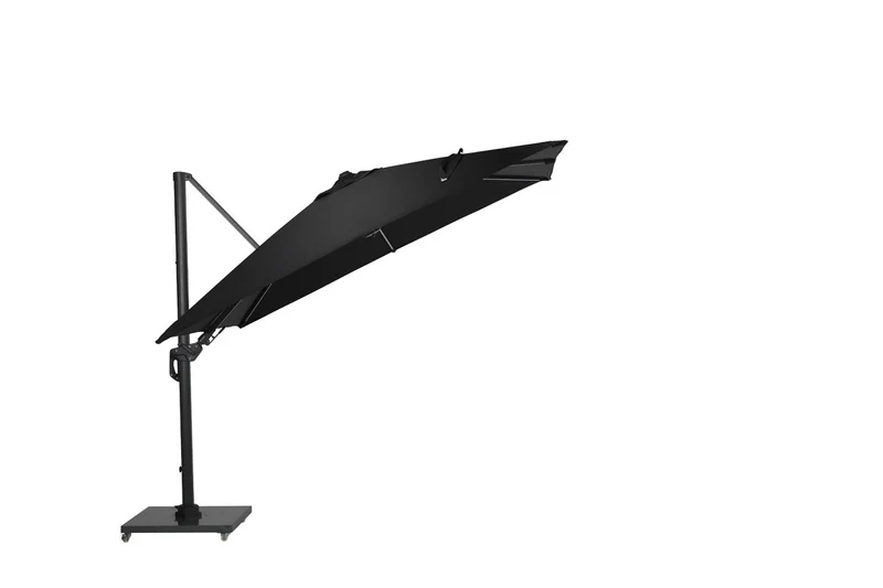 Garden Impressions Hawaii Lumen zweefparasol 300x300 carbon black black