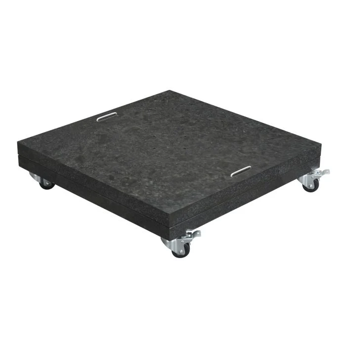 Garden Impressions Hawaii King pole zweefparasol 400x400 cm carbon black sand