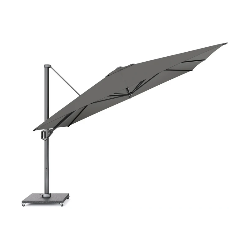 Platinum Sun & Shade zweefparasol Challenger T¹ Telescope premium 350x350 Manhattan.