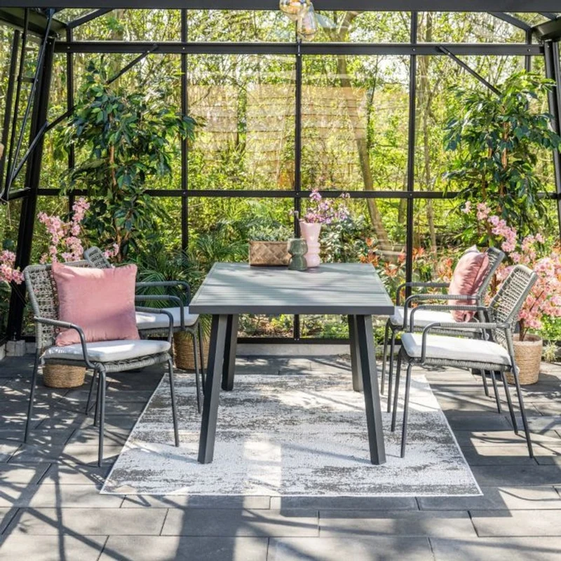 Swifty dining stoel - carbon black - grijs - valley sand - Antraciet