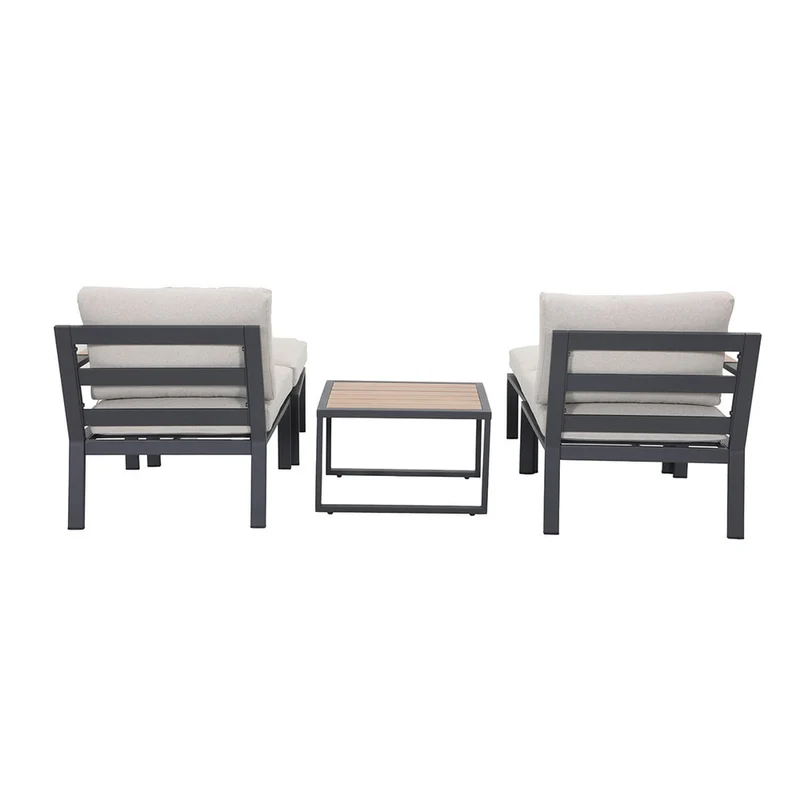 Cinto loungeset 5-delig - carbon black - Donker grijs
