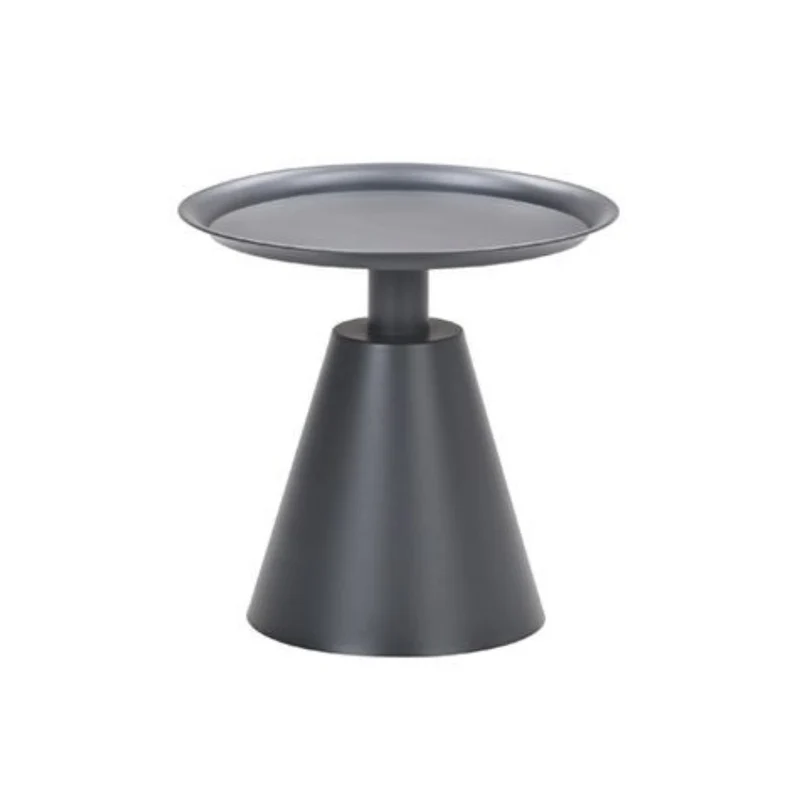 Zavala bijzettafel - diameter 50xH48 cm - carbon black