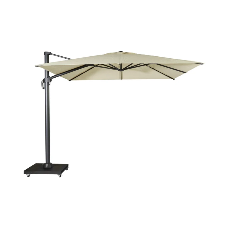 Nesling Coolfit zweefparasol 300x300cm Gebroken Wit