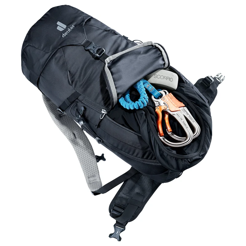 Deuter Trail 22 SL - Mochila de Escalada para Mujer 58 cm (color: raisin-caspia)