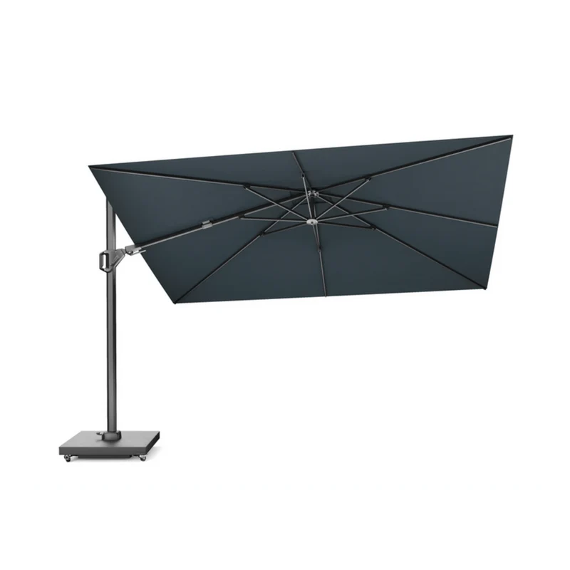 Platinum Sun & Shade zweefparasol Challenger T² premium 260x350 Faded Black.