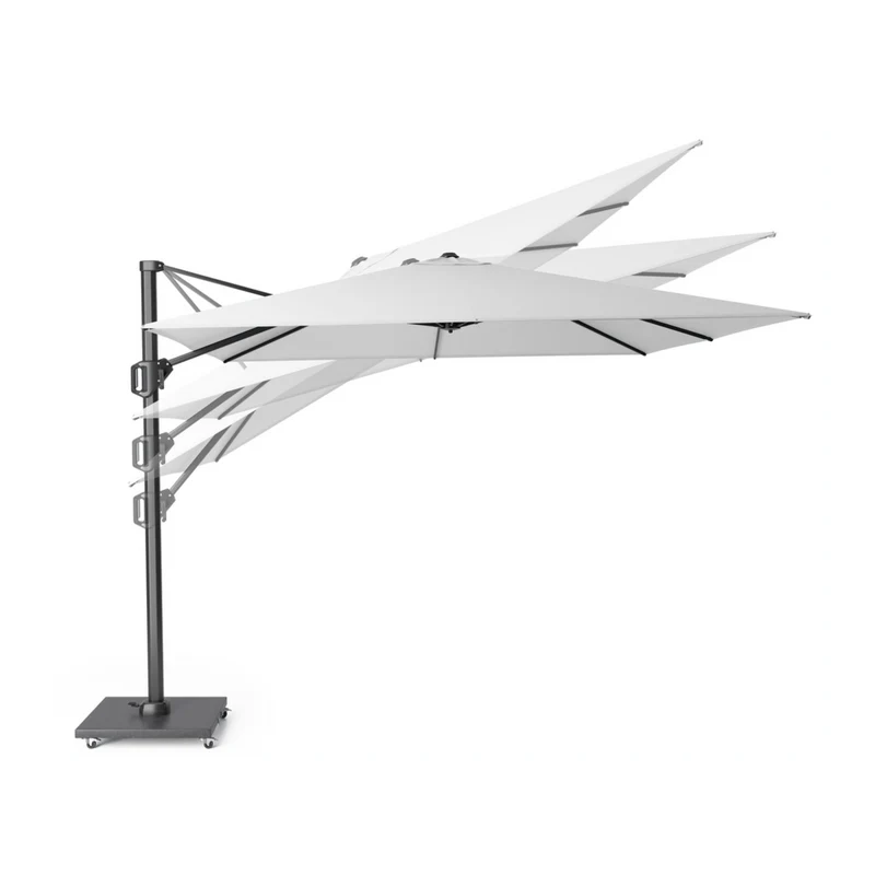 Platinum Sun & Shade zweefparasol Challenger T¹ 400x300 Faded Black.