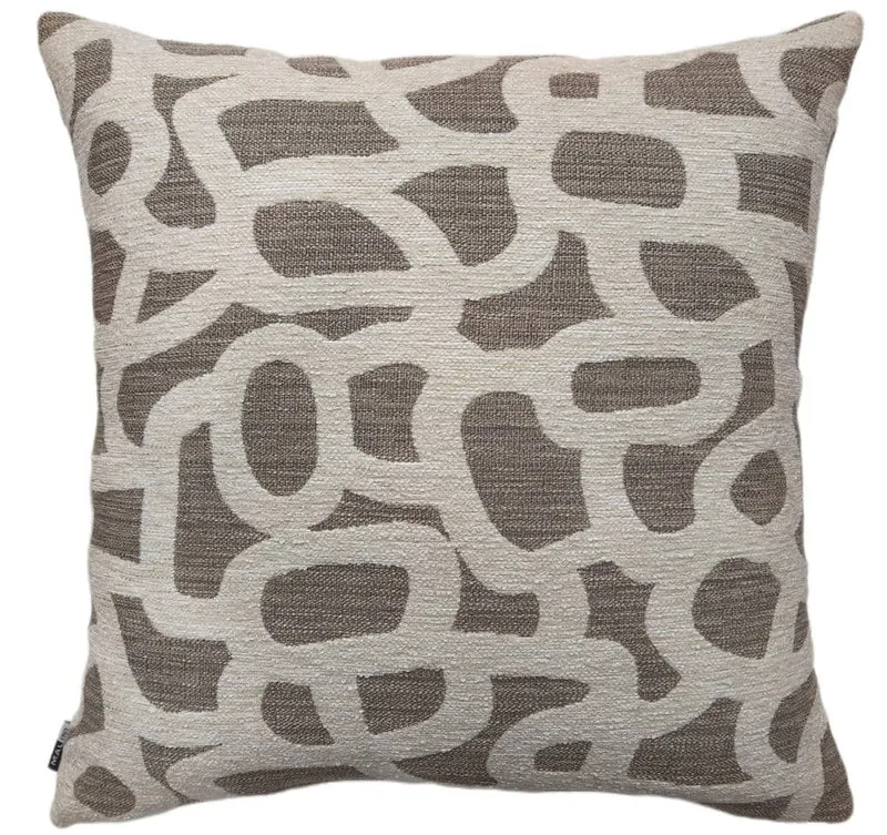 Malini Scribble Natural Cushion