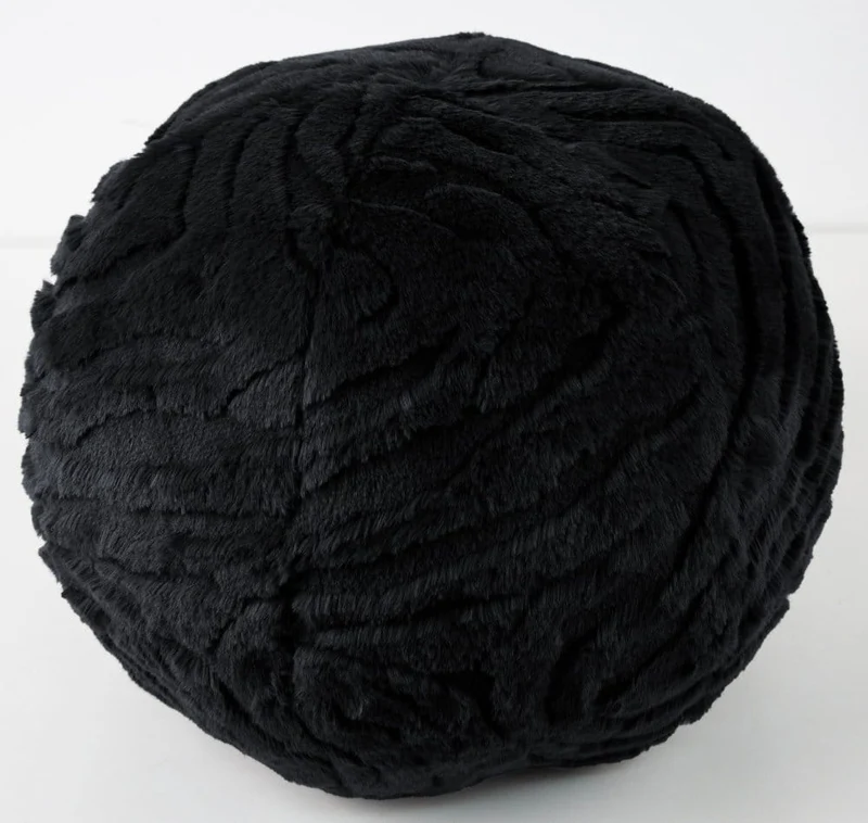 Paul Moneypenny Ziggy Round Black Cushion