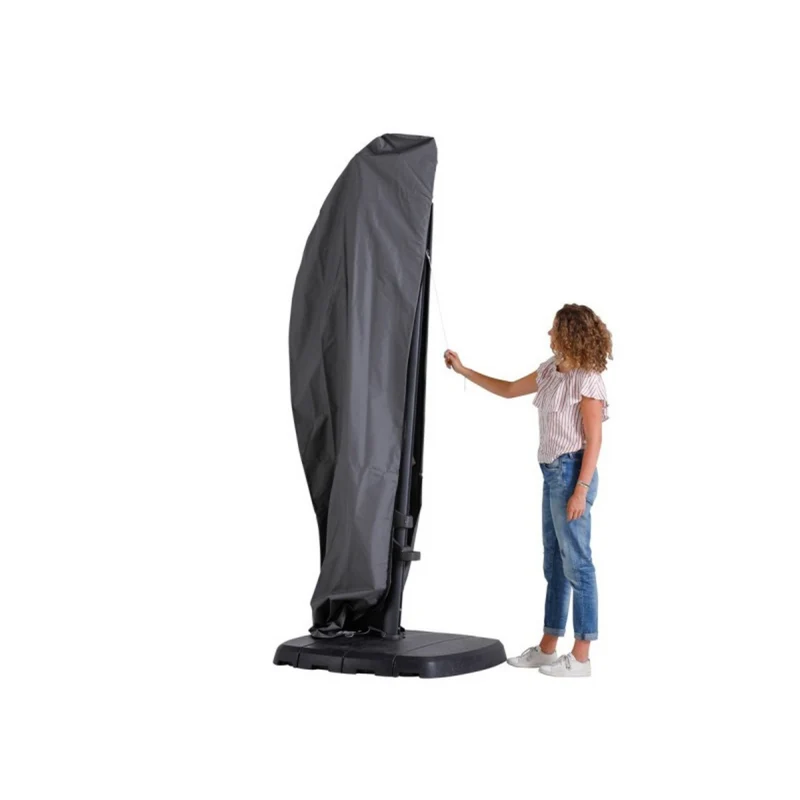 Madison zweefparasol beschermhoes 240cm grijs