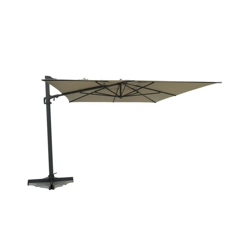 Madison zweefparasol Malta 300x400cm vierkant ecru