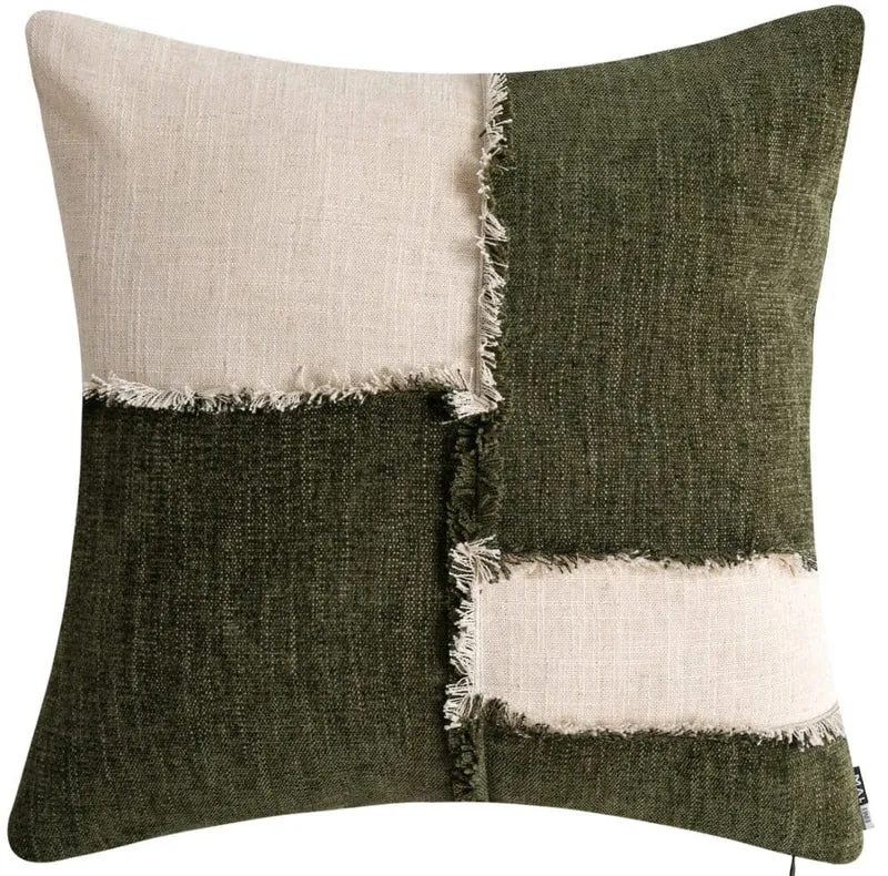 Malini Otis Olive Cushion