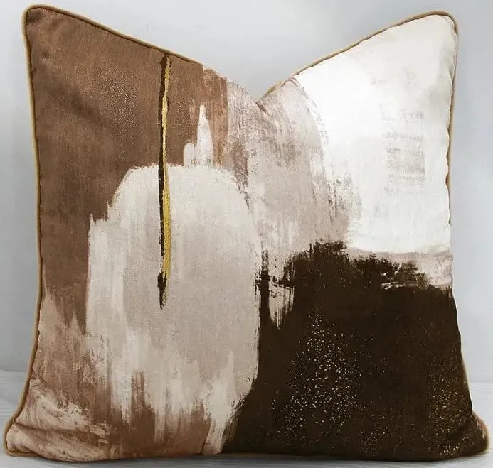 Malini Geneva Rust Cushion