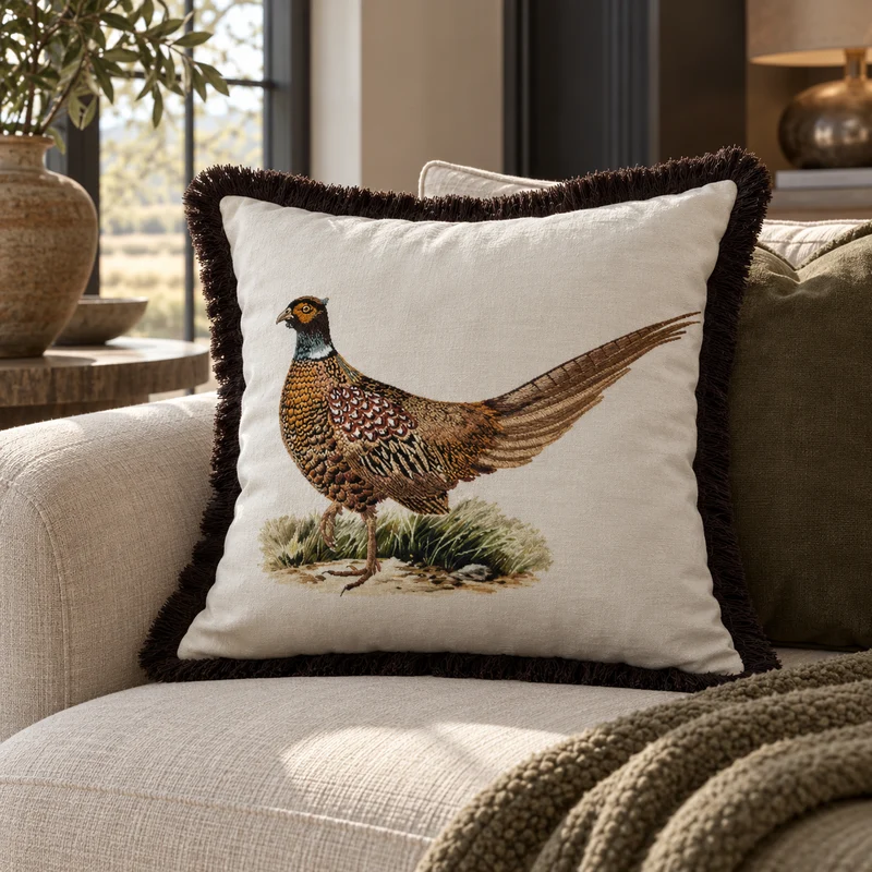 Paul Moneypenny Pluckingfabulous Cushion