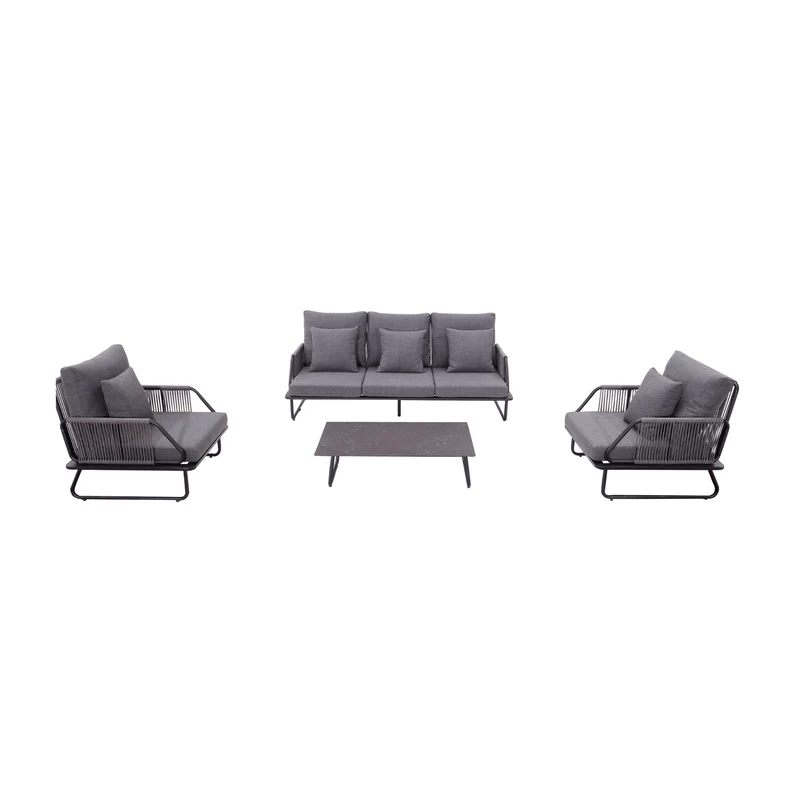 Boender Outdoor Luxuro stoel-bank loungeset 4-delig