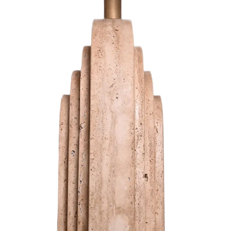 Ishtar Gate Travertine Table Lamp