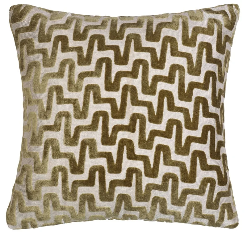 Malini Large Summit Olive Cushion