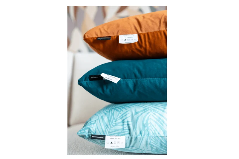Sierkussens met print van 2 stuks – 45x45cm – velvet