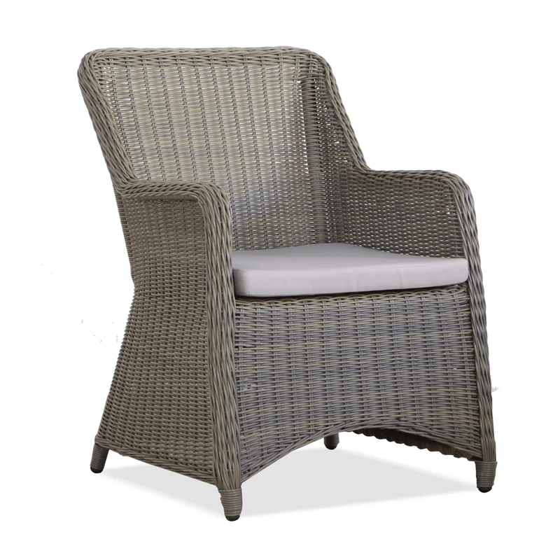 Boender Outdoor rotan tuinstoel grijs