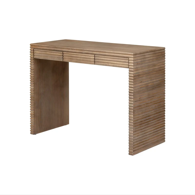 Wickham Desk | Oak | Ribbed