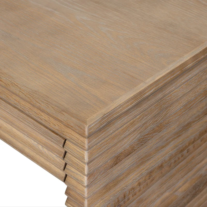 Wickham Desk | Oak | Ribbed