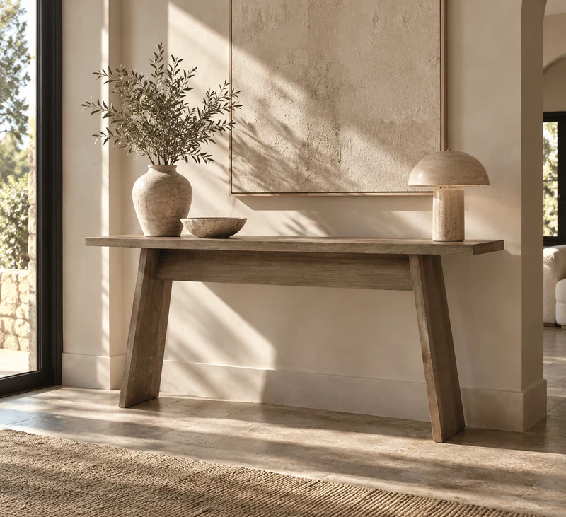 Tibberton Console Table | Recycled Elm