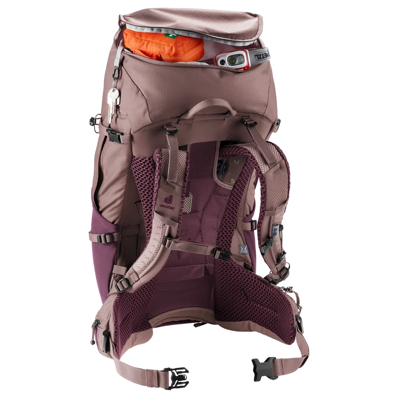 Deuter Futura Pro 38 SL - Mochila de senderismo 64 cm (cassis-ashrose)