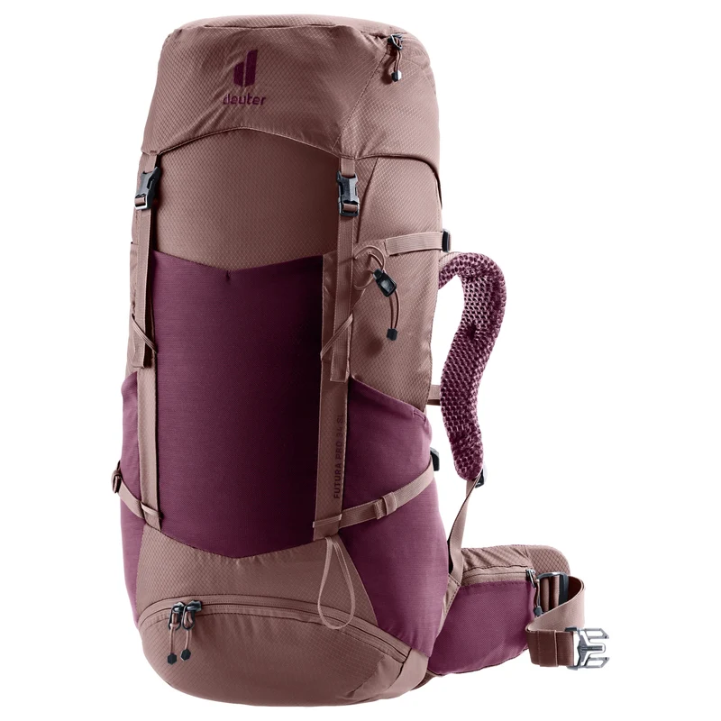 Deuter Futura Pro 34 SL - Mochila de senderismo 63 cm (cassis-ashrose)