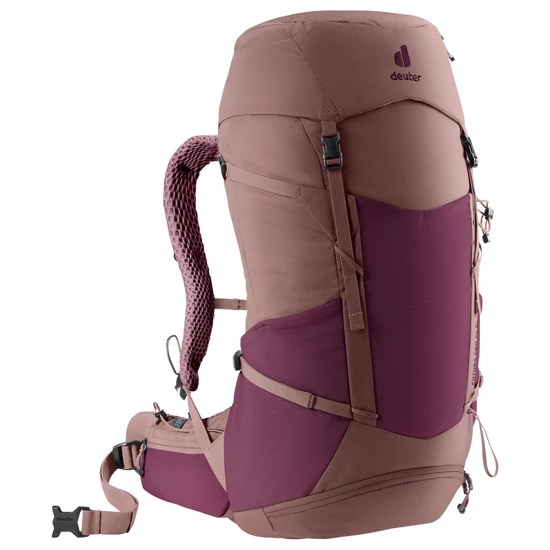 Deuter Futura Pro 34 SL - Mochila de senderismo 63 cm (cassis-ashrose)